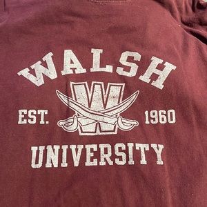 Walsh university tee-shirt